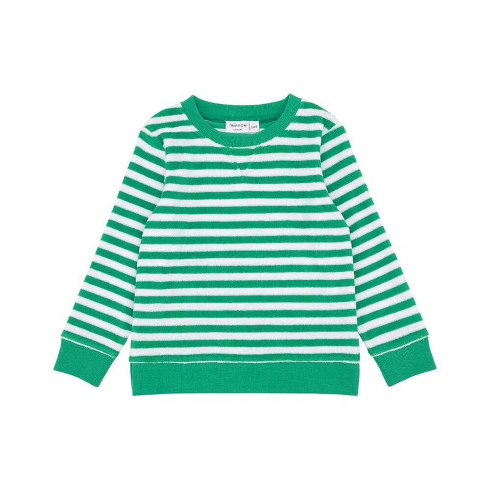 Minnow Girls  French Terry Sweatshirt, Green